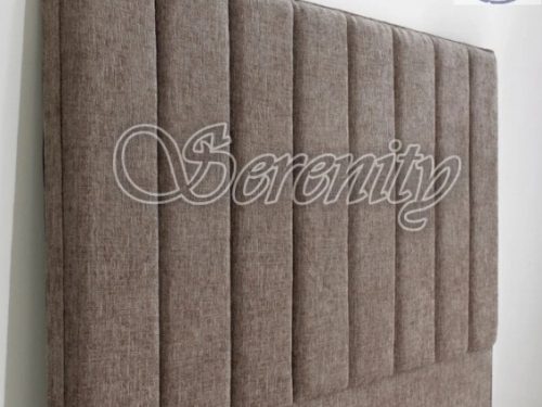 HAMPTON CHENILLE FLOOR STANDING HEADBOARD 50″ HIGH – 3FT,4FT,4FT6,5FT,6FT – ALL COLOURS