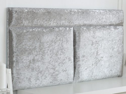 BOSTON CRUSHED VELVET HEADBOARD – ALL SIZES & COLOURS