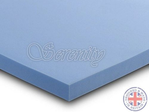 SOFT COOL BLUE MEMORY FOAM COOLING MATTRESS TOPPER – ALL SIZES & ALL DEPTHS